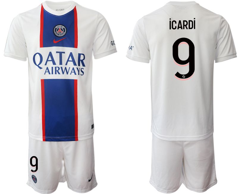 Men 2022-2023 Club Paris St German away white 9 Soccer Jerseys